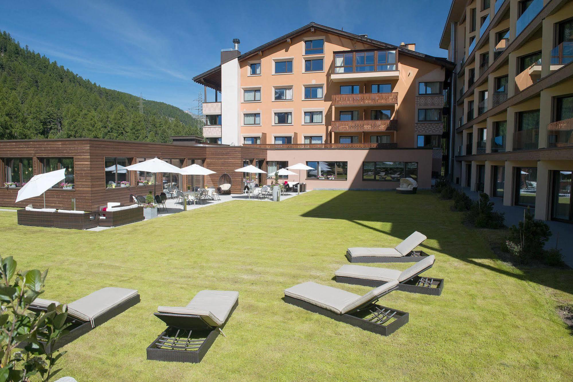 Hotel Palue Понтрезина Экстерьер фото